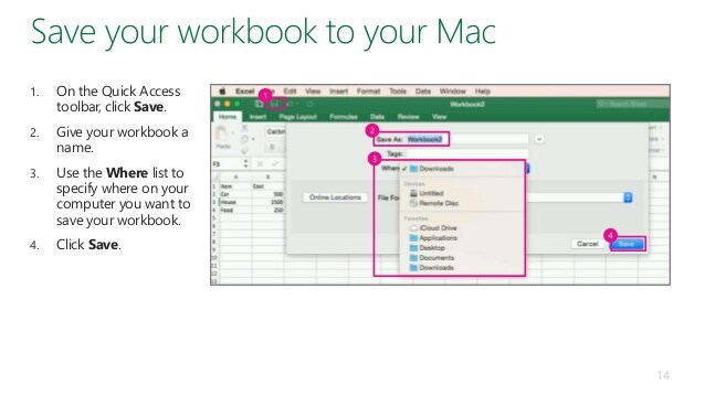 save as 2016 excel for mac